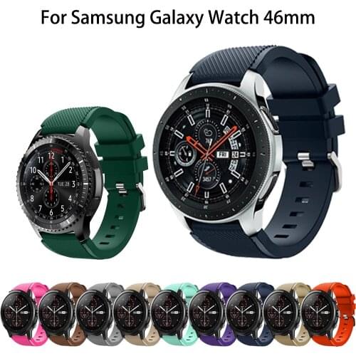 Sport Silicone Strap for Xiaomi LS05 Huawei Gt 2e Bracelet For Samsung Galaxy Watch 3 45mm S3 Frontier Watchbands Correa ремешок