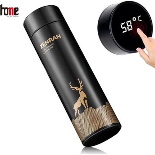 Termos for Tea Smart Thermal Mug Insulated Bottles Stainless Steel Tumbler Beer Cup Coffee Isotherm Flask Bike Gourd Drinking