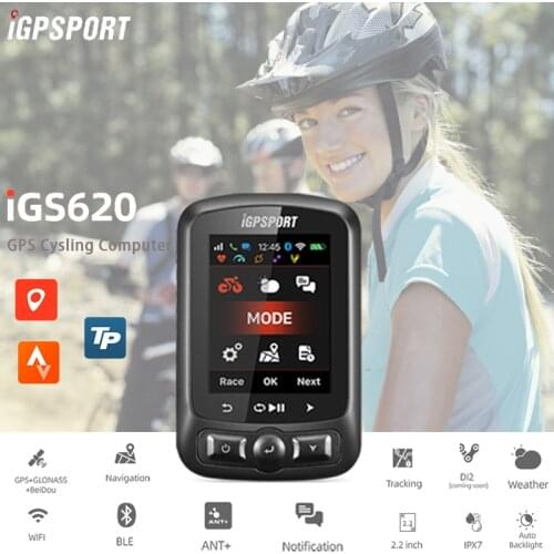 Color Screen Cycle computer gps iGS618 iGPSPORT gps tracker bike navigation Speedometer IPX7 3000 hours data storage