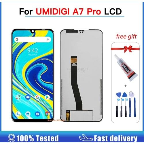 High quality For Umidigi A7 pro LCD Display + Touch Screen Digitizer Assembly Replacement For UMI UMIDIGI A7PRO lcd 6.3
