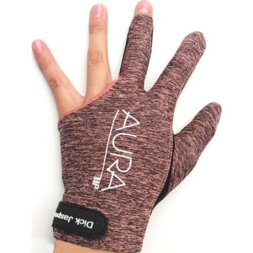 High Quality Three Fingers Billiard Pool Gloves Left Hand Red Blue Grey Color Snooker Accessories