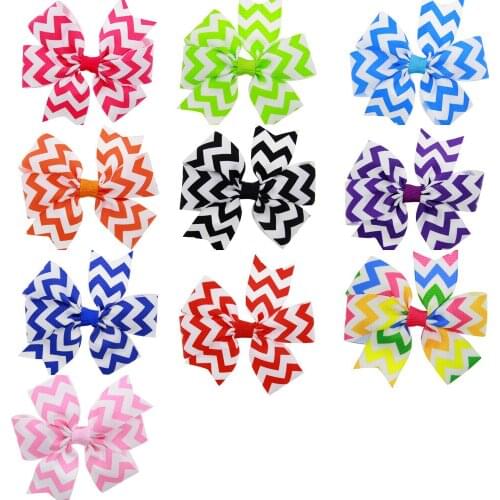 10pcs 10 Colors Ribbon Bows Clips Hairpin Girls hair bows Boutique Hair Clip Headware Kids Hair Accessories