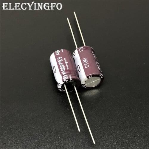 10Pcs/100Pcs 6.8uF 400V NICHICON CY Series 10x16mm High Ripple Current Long Life 400V6.8uF Aluminum Electrolytic capacitor