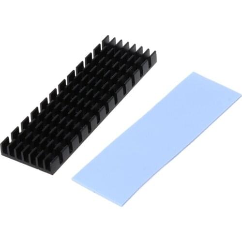 Heatsink Heat Dissipation Aluminum Radiator M.2 NGFF Cooling Heat Sink Heat Thermal Pads for M.2 2280 PCI-E NVME SSD