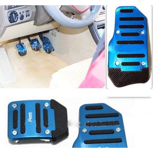 Car accelerator pedal stainless steel pedal 373 manual gear universal anti-skid pedal car supplies