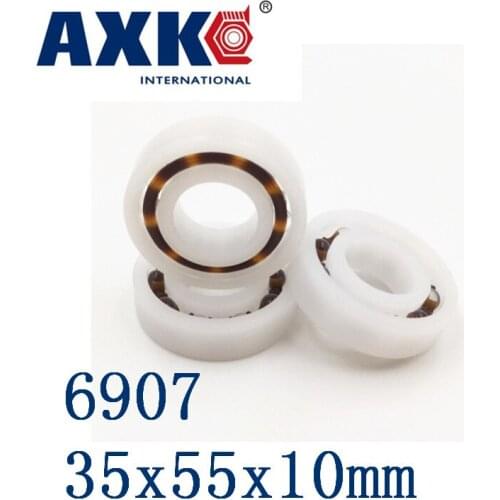 Axk 6907 Pom (10pcs) Plastic Ball Bearings 35x55x10mm Glass Balls 35mm/55mm/10mm 61907pom