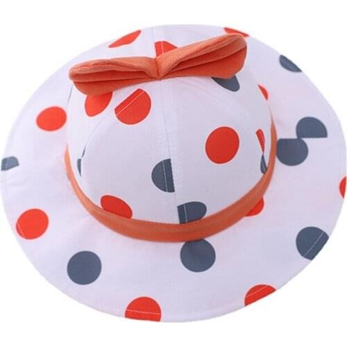 Baby Cap Girls Hats for Children Dot Bow Caps Baby Bucket Hat for Newborn Hat Kids Cap Boy Hat Caps Baby Hats Outdoor Sunhat