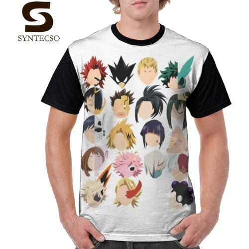 My Hero Academia T Shirt Class 1-A T-Shirt Short-Sleeve 100 Percent Polyester Tee Shirt Funny Streetwear Man Tshirt