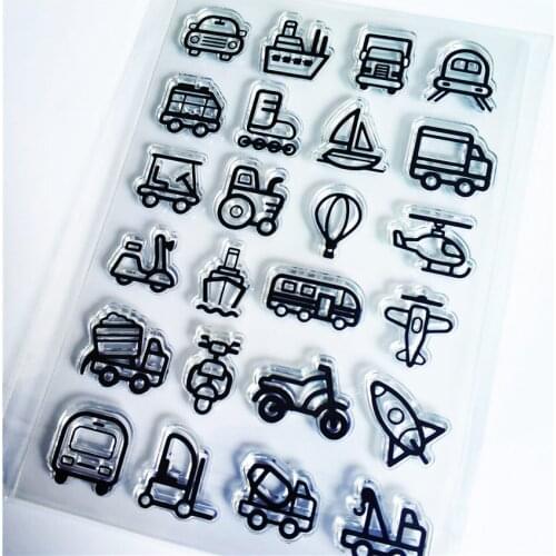 Hot selling Small icon transparent clear stamp / silicone seal roller stamp DIY scrapbook album / card production