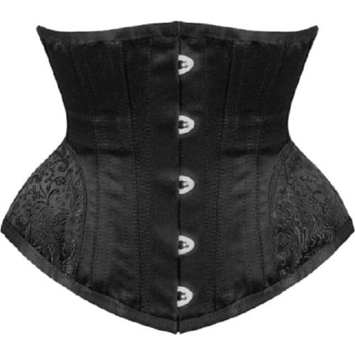 Waist Trainer Gothic Underbust Corset And Waist Cincher Steampunk Bustiers Top Workout Shape Body Sexy Lingerie Slimming Belt