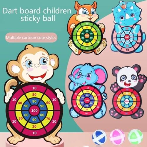 Target Sticky Ball Toy Sports Dartboard Throw Party Outdoor Fun Sports Game Indoor Throw Sport Educational Toys For Kids