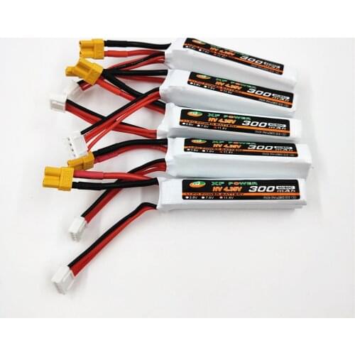 Mobula 7 HD 11.1V Lipo Battery LIHV 3S 11.4V 300mah 80C XT30 Plug Connector for URUAV UR85HD UR85 HD Helicopter Batteries