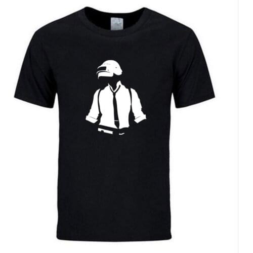 Men Tees Tops Casual Apparel Fashion T Shirts short sleeve FPS game PUBG Playerunknowns Battlegrounds Video Game Gaming T-Shirts