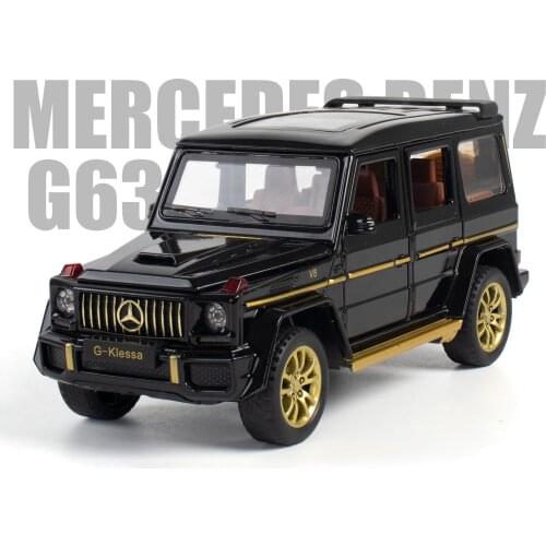New Diecast 1:32 Alloy Model Car Miniature Mecerdes-Benz G63 Off-Road Metal Vehicle SUV Collected Gifts for Children Boy Hottoys