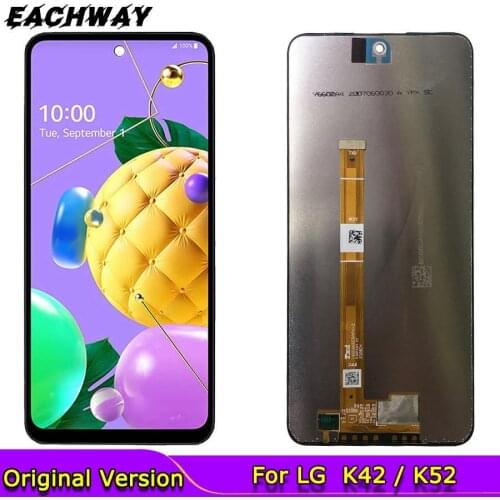 Original 6.6" Screen For LG k52 LCD k52 Display Touch Screen Digitizer k52 Screen Assembly Replacement Parts For lg k52 Display