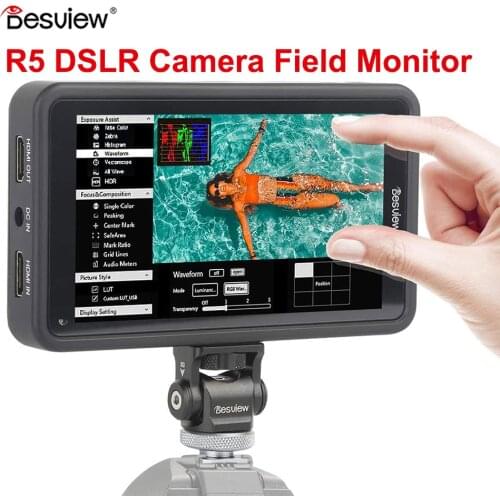 Besview Desview R5 Monitor 4K 5.5 Inch on Camera DSLR 3D LUT Touch Screen HDMI Camera Field Monitor for DSLR Camera