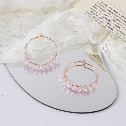 QiLuxy Women Elegant Geometric Preals Statement Hoop Earrings Big Circle Round Arrow Metal Gold Hoop Earrings Party Jewelry