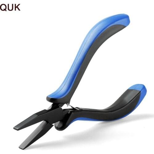 QUK Clamping Pliers Mini Clamp Tool Flat Nose Locking Pliers Adjustable Screw Fishing Hook Wear-resistant Non Slip Hand Tools