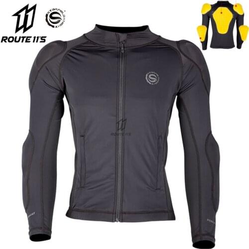 SFK Motorcycle Jacket Protective Gear Motocross Protection Jacket Motorbike Racing Body Armor Men Moto Armor Black