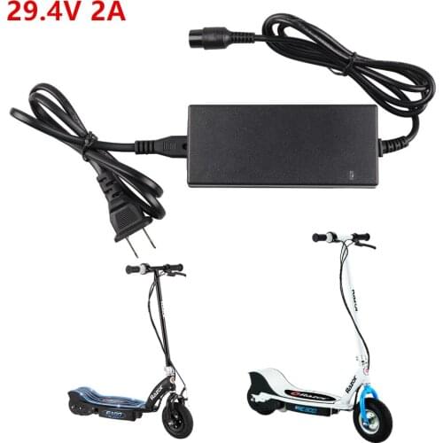 Universal Smart Balance Wheel Electric Scooter Lithium Battery Charger Adapter US plug fit for RAZOR Scooter Bike E100 E200 E300