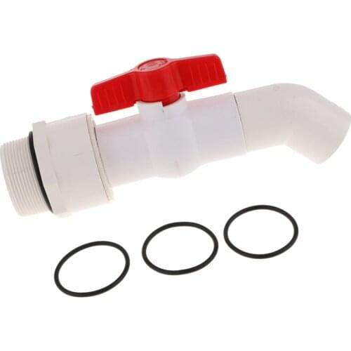 UPVC Drum Barrel Replacement Spigot Faucet Tap 45 Degree 40 mm Outlet 2 inch Connection