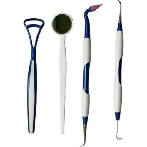 1Set Oral care tools Stainless Steel mirror and hook Teeth Clean tools home mouth care