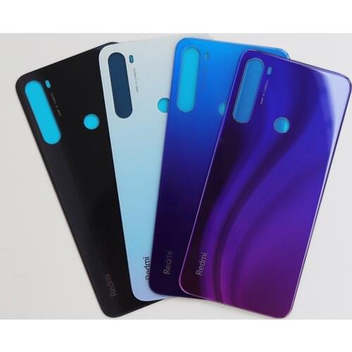10 pcs/lot For Xiaomi Redmi Note 8T Glass Rear Battery Door With Adhesive Redmi Note 8T Replacement Back Housing Cover Case