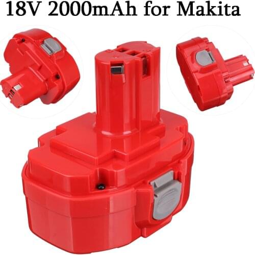 18V 2.0AH 2000mAh NI-MH Rechargeable Power Tool Battery for MAKITA 1822 1823 1834 1835 192826-5 192827-3 PA18 18 Volt Z50