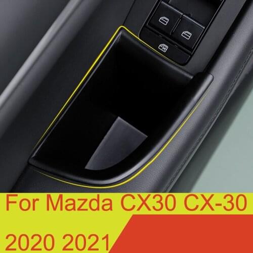 Car Door Armrest Storage Box Multi-function Box Container Interior Tidying for Mazda CX30 CX-30 2020 2021 Car Accessories