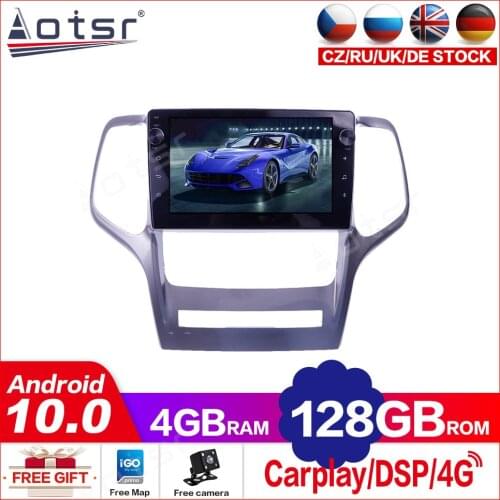 For Jeep Grand Cherokee 2008-2013 Car Radio Stereo Android Multimedia System GPS Navigation DVD Player DSP Wireless carplay