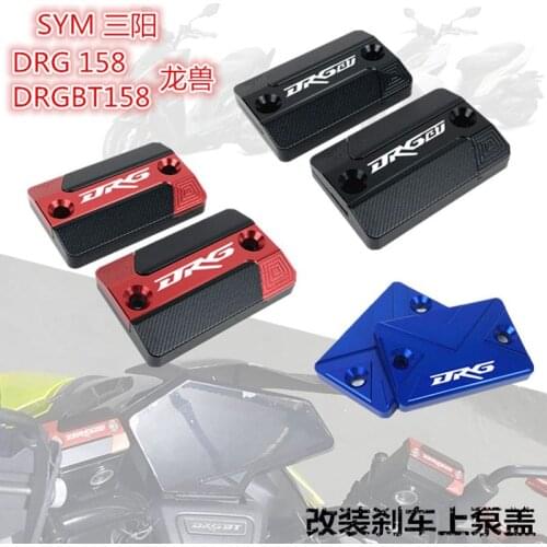 For SYM DRGBT DRG 158 DRG158 DRGBT158 Motorcycle Front Rear Fluid Reservoir Cover Cylinder Reservoir Brake Cap