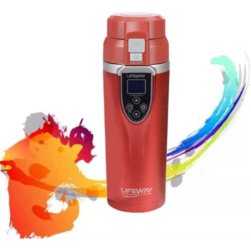 350ml Travel Kettle Car Heating Cup Tempreture Control Boiling Mug Portable Vehicle Electric Thermos Kettle Auto Accessoriy