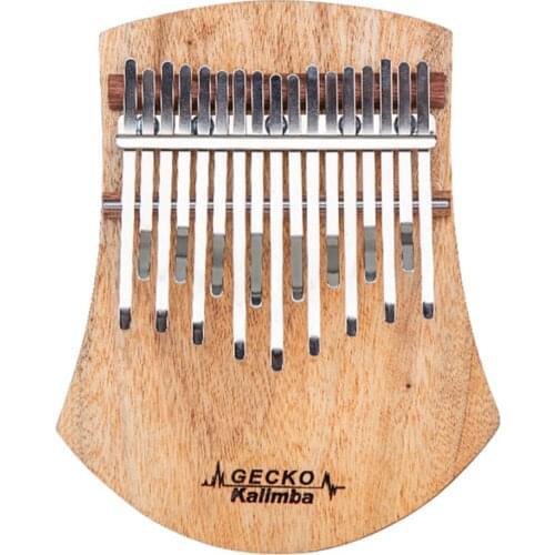 GECKO 17 Key Kalimba Thumb Piano Wooden Finger Percussion Music Instrument Calimba