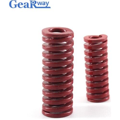 Gearway Red Die Spring Long 38% Compression Ratio Mould Die Compression Spring TM20x60/20x65/20x70/20x95/20x100mm Mold Spring