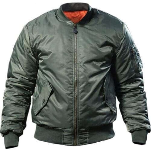 MA1 Army Air Force Fly Pilot Jacket Military Airborne Flight Tactical Bomber Jacket Men Winter Warm Aviator Motorcycle Down Coat