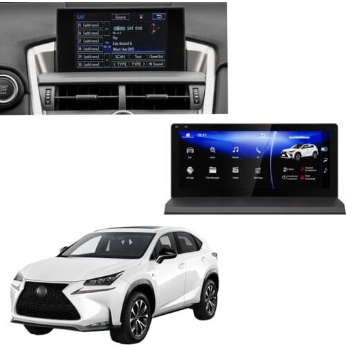 LiisLee Car Multimedia Player GPS Audio Radio For Lexus NX NX 200t AZ10 2014~2017 CarPlay Android upgrade HD Display NAVI