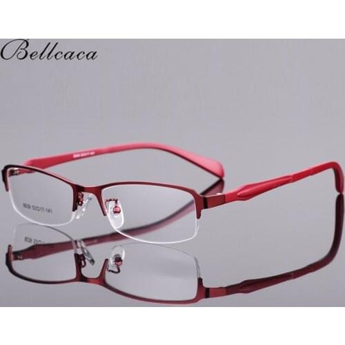 Bellcaca Spectacle Frame Women Eyeglasses Computer Optical Transparent Clear Lens Eye Glasses Frame For Female Eyewear BC8039