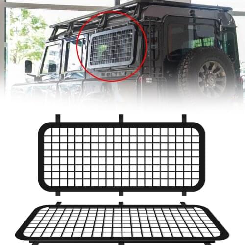 Fit for Land Rover Defender 90/110 off road suv car exterior protection window grills steel Side Window Guards