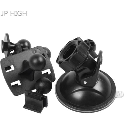 Car Suction Cup for Dash Cam Holder Vehicle Video Recorder on Windshield and DashBoard Mount with 5 Types Adapter 360 Degree Ang