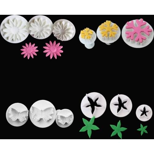 Christmas Baking Cartoon Animal Cookie Cutter Thickness Fruit Cutting Die Cupcake Stamp Mold Kitchen Baking Tools Baking Tools