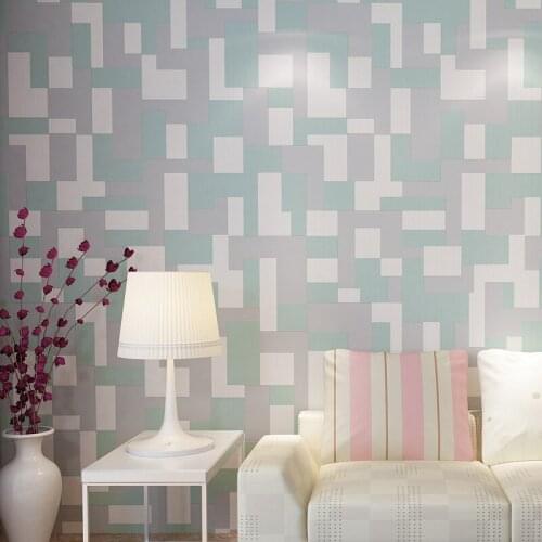 Beibehang Modern 3D Wallpaper Modern Wallpaper 3D Living Room TV Backdrop Nonwoven Wallpaper Mosaic Wallpaper