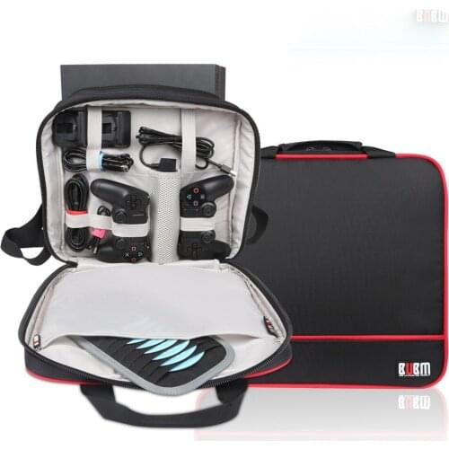 BUBM Video Bags Game Player Cases PS4 bag for Sony PS4 Slim Waterproof Digital Protect Storage Bag Travel Carry Case