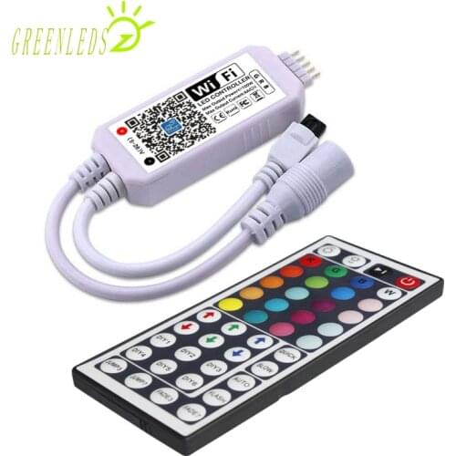 LED RGB Mini IR 44 Keys WIFI Music Controller JM-MWIR-RGB-44 DC5-28V 12A WIFI Controller