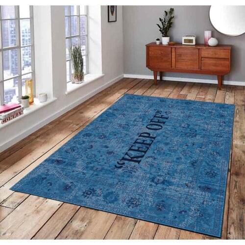 KEEP OFF 38 Patterned Carpet, Non Slip Floor Carpet, Teens Carpet, Turkish Rug