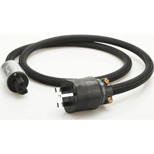 Viborg VP1501 Copper UK Power Cord Cable HIFI Power Cord UK 3 Pin Plug UK Power Plug Cable