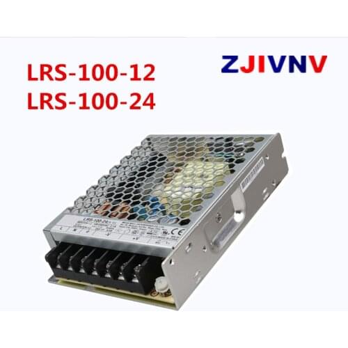 ZJIVNV LRS-100-12 /24 ,12V 8.5A,can replace meanwell LRS-100-24 24VDC 4.5A Single Output Switching Power Supply 100W smps