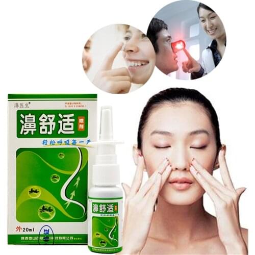 Nasal Sprays Chronic Rhinitis Sinusitis Spray Chinese Traditional Medical Herb Spray Rhinitis Treatment Nose Care health care