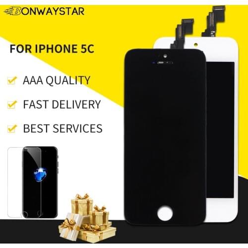 1*pc Raisemeup AAA Quality Lcd For Display Screen iphone 5C Touch Capacitive Replacment for iphone A1456 A1507 A1516 A1529 A1532