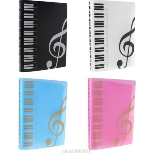 40 Pages A4 Size Music Score Sheet Document File Folder Storage Organizer for Piano Player N09 20 Dropshipping