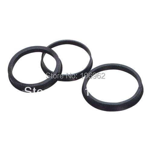 66.6-65.1mm 4pcs/set Black Plastic Wheel Hub Centric Rings Custom Sizes Available Wheel Rim Parts Accessories Retail & Wholesale
